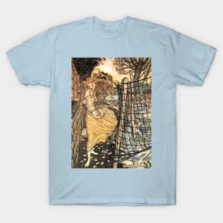 Undine Outside The Window - Arthur Rackham T-Shirt